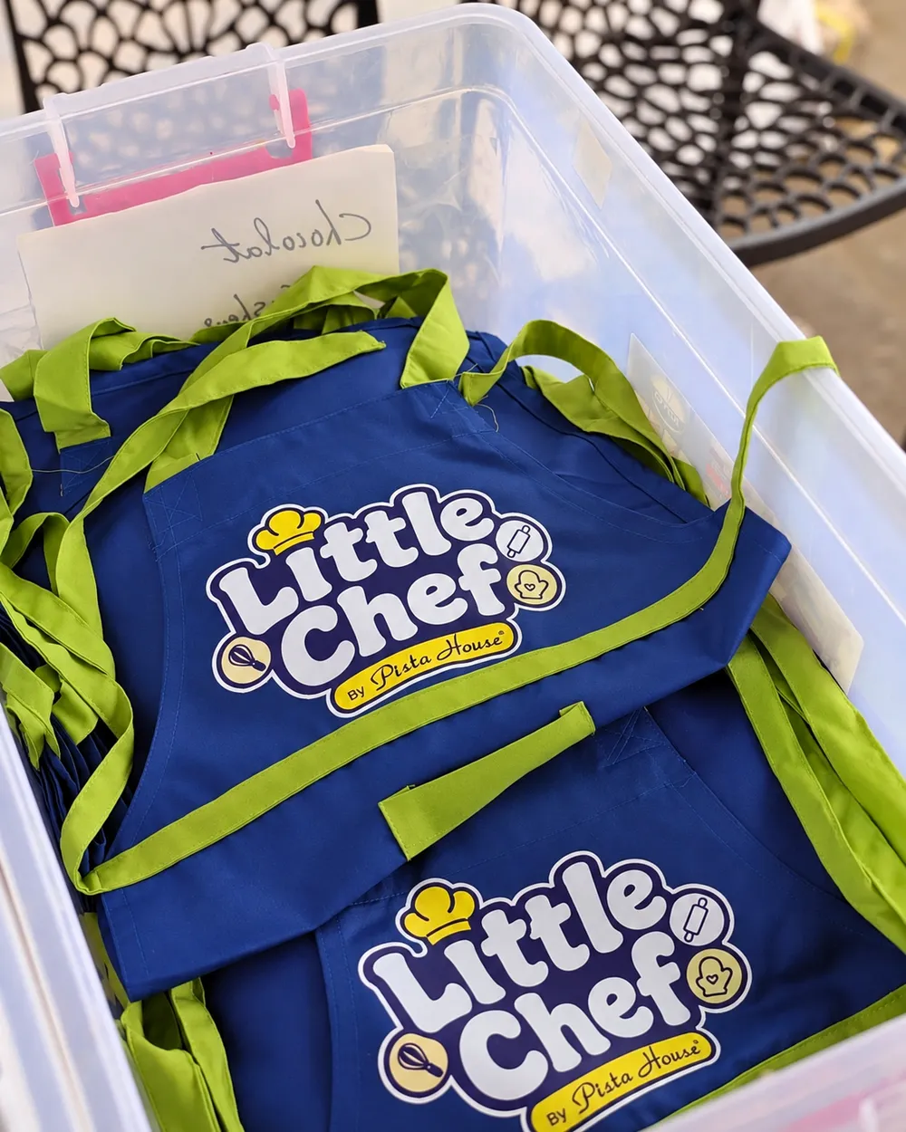 Little Chef by Pista House aprons ready for the next visit